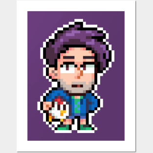 Shane Pixel Posters and Art